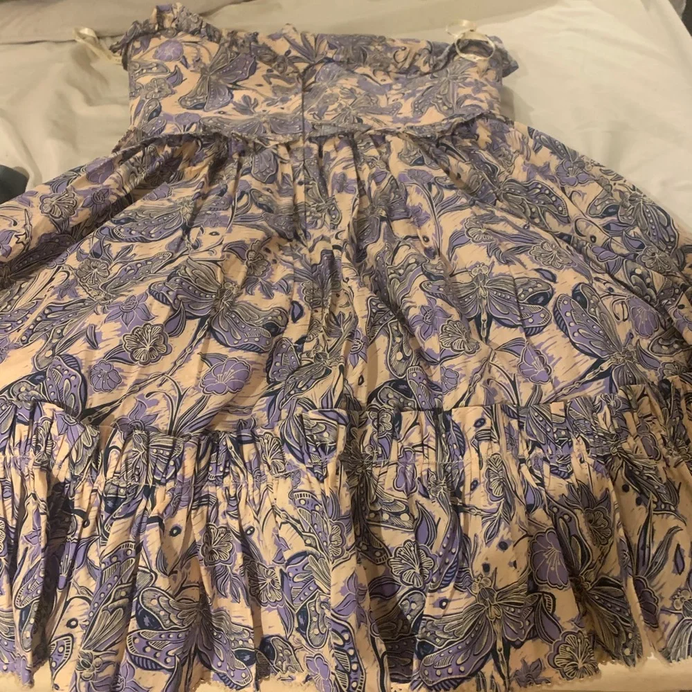 NWT agua bendita Rosa strapless dress - Picture 3 of 5
